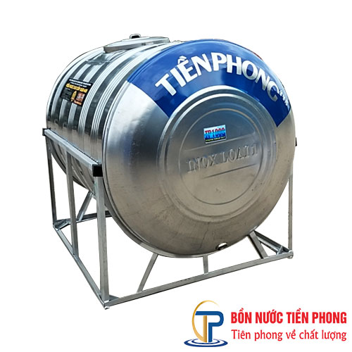 Bồn nước inox Tiền Phong 2000L ngang (Φ1160)